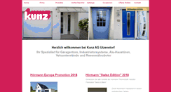 Desktop Screenshot of kunz-utzenstorf.ch